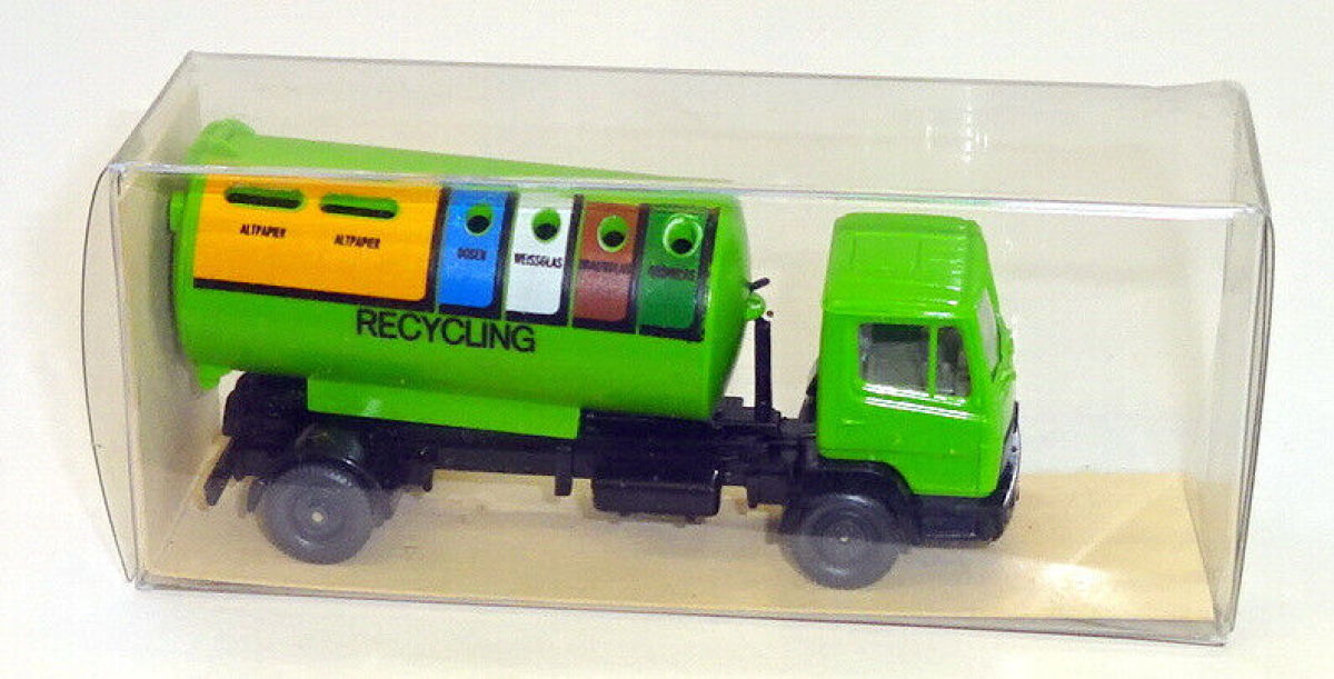 Wiking H0 20643 Mercedes Benz Recycling-Container-LKW 1:87 W61