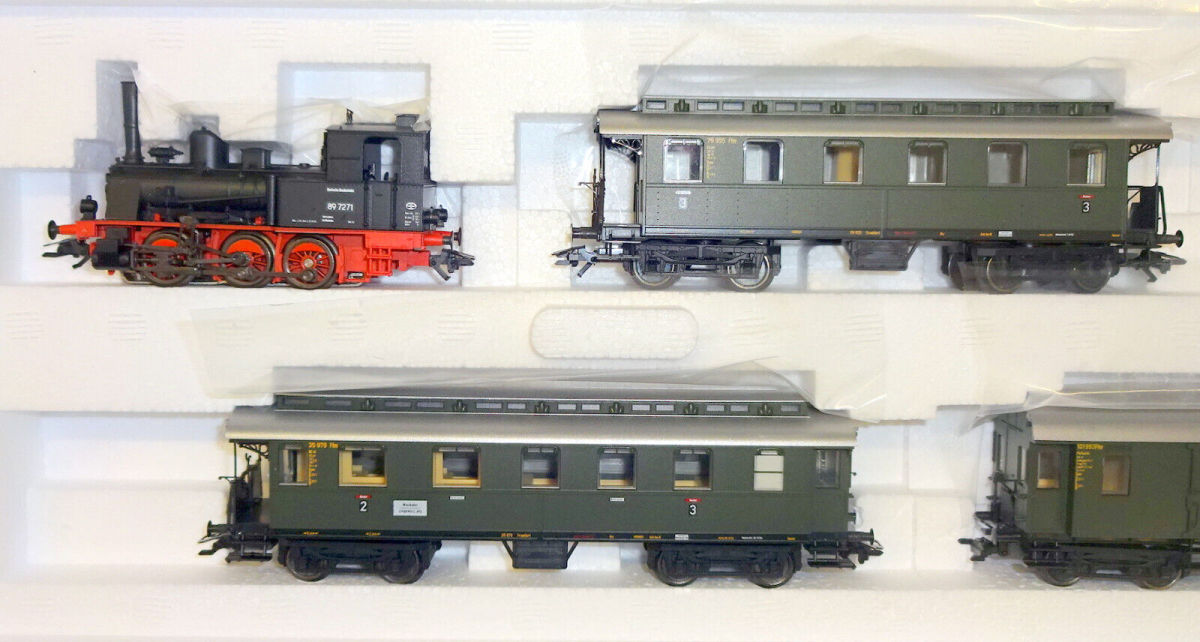 Märklin H0 26555 Zugset mit BR 89 + Langenschwalbacher der DB "mfx" 