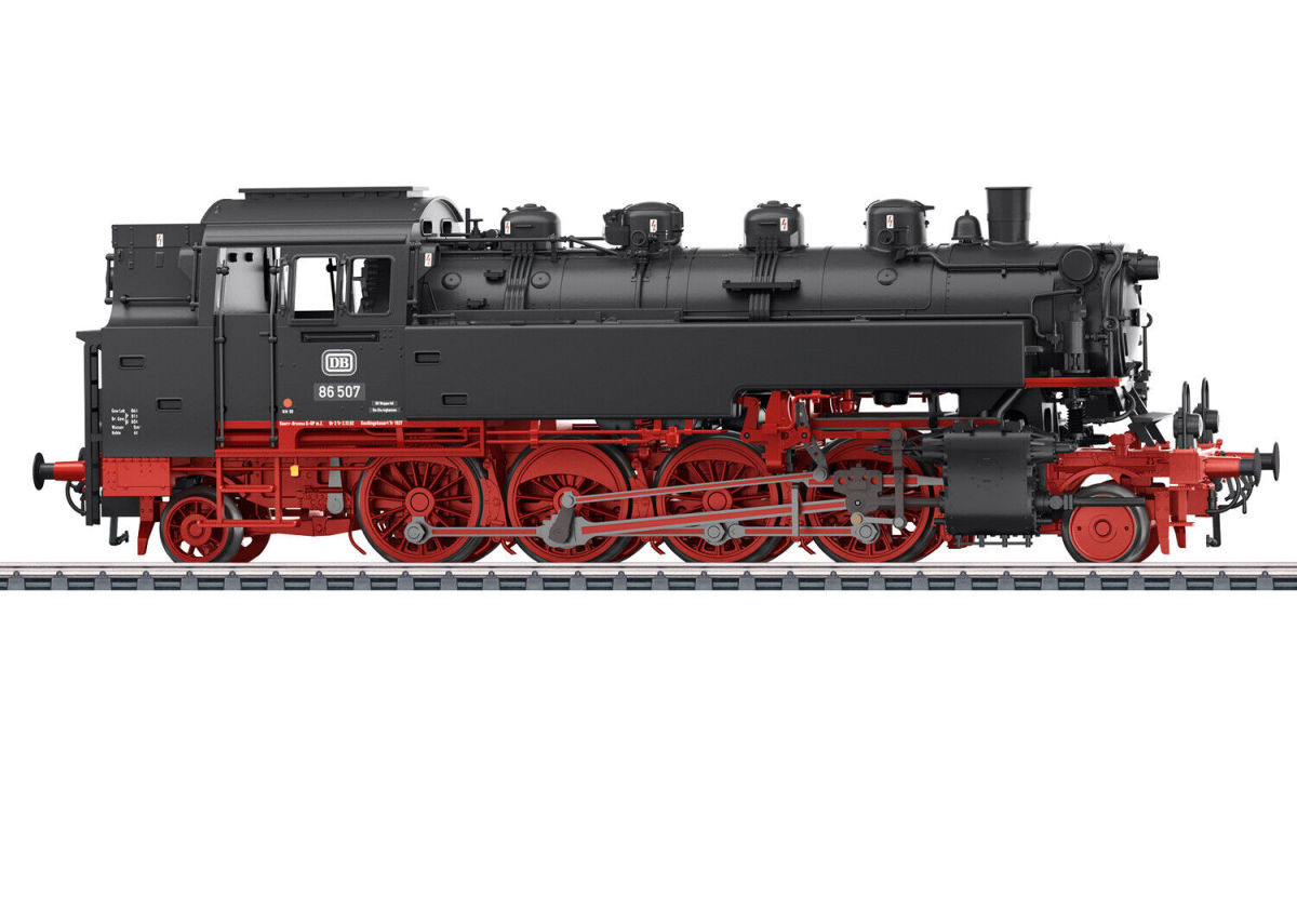 Märklin H0 37086 Dampflok BR 86 507 der DB "mfx+ / Sound" 