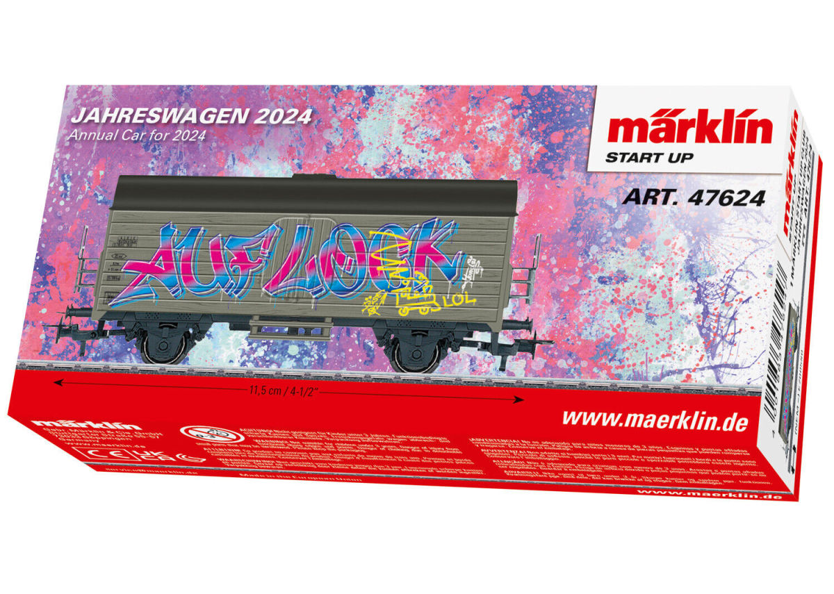 Märklin H0 47624 Start up Club-Jahreswagen 2024 "Graffiti-Gestaltung" 