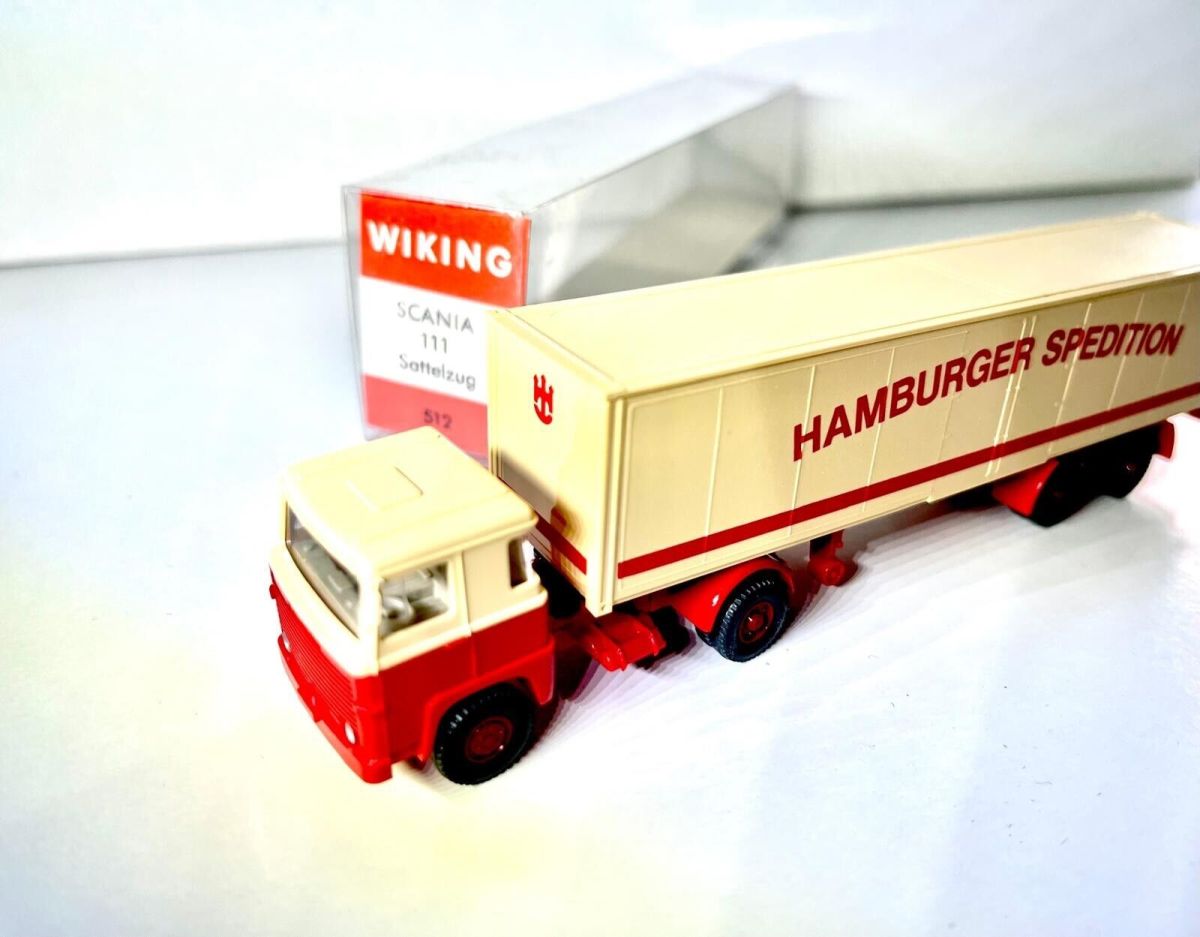 Wiking 1:87 512 Scania 111 Sattelzug Hamburger Spedition A57