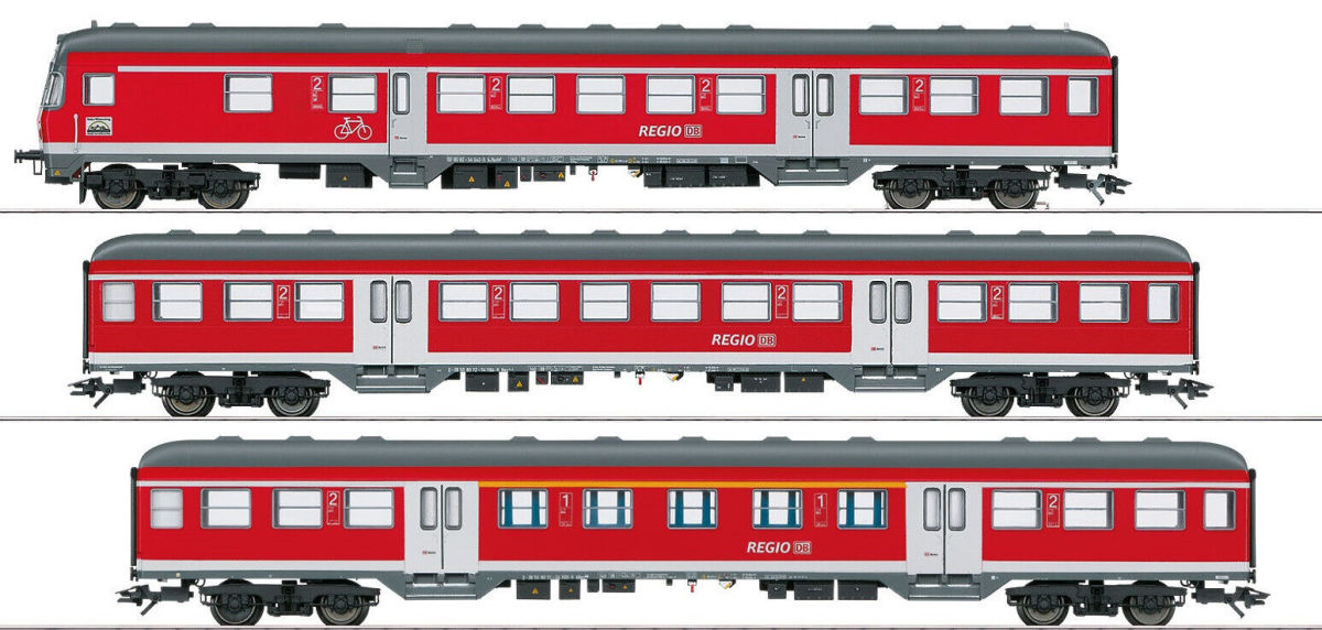 Märklin H0 43806-S Personenwagen-Set "Rotlinge" der DB AG 