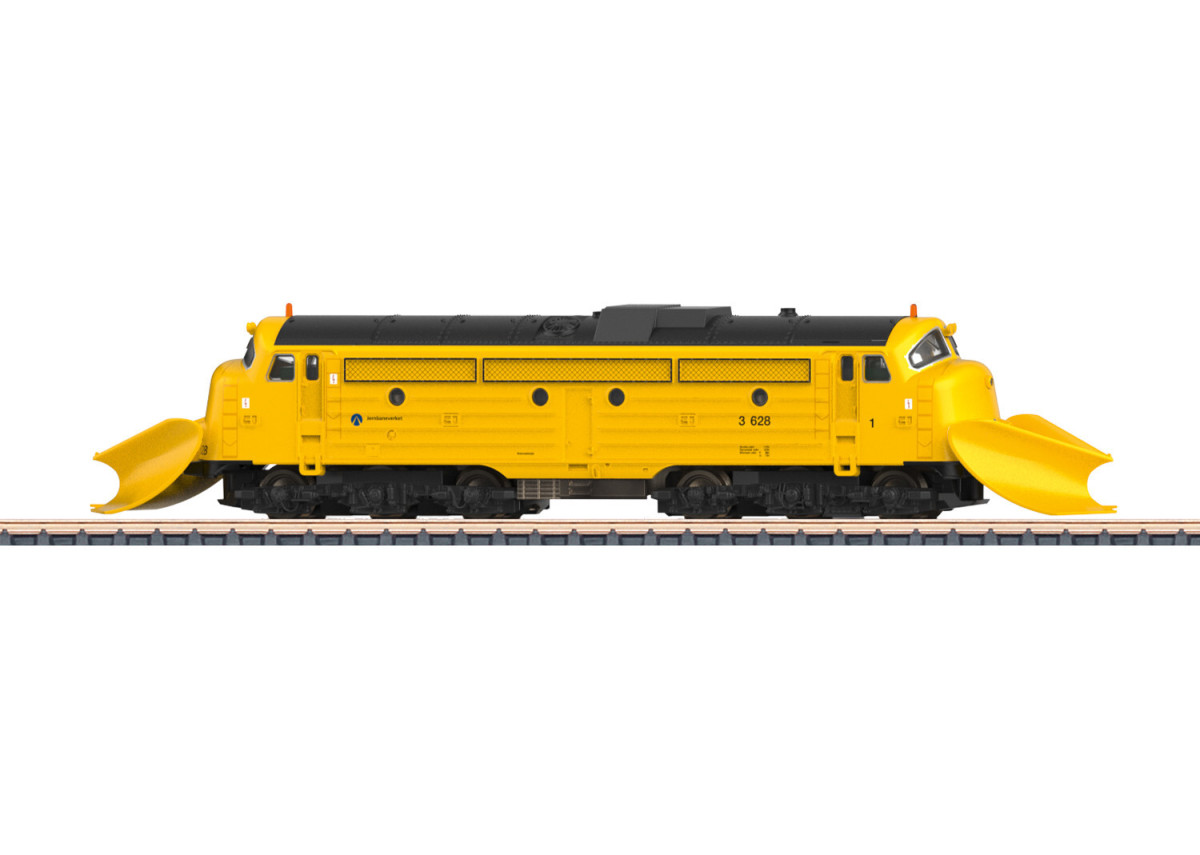 Märklin Z 88362 Bahndienstlok Di3 628 der NSB mit Schneeräumer Märklin Z 88362 Bahndienstlok Di3 628 der NSB mit Schneeräumer