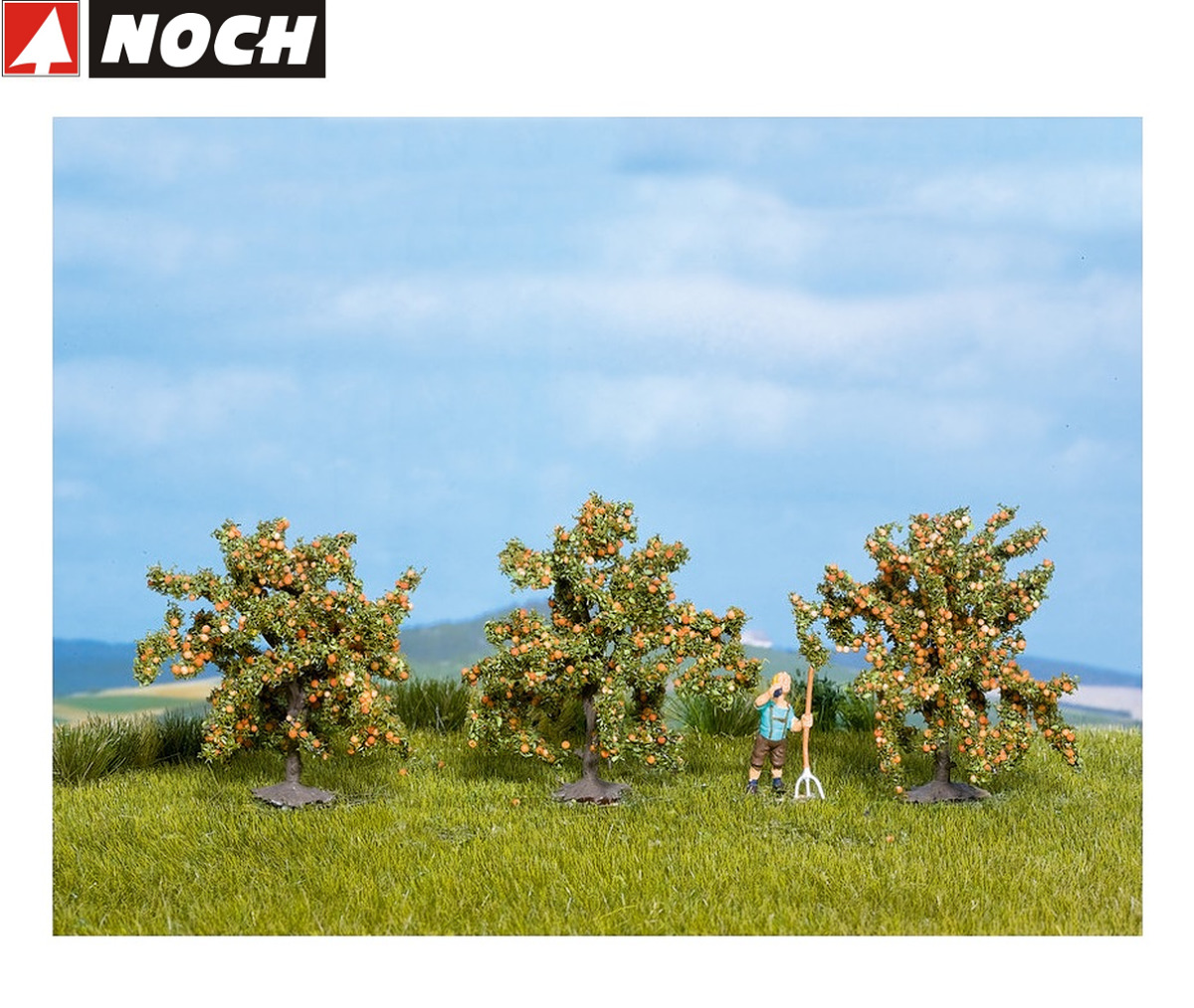 NOCH 25114 Orangenbäume, 4 cm hoch (3 Stück) NOCH 25114 Orangenbäume, 4 cm hoch (3 Stück)