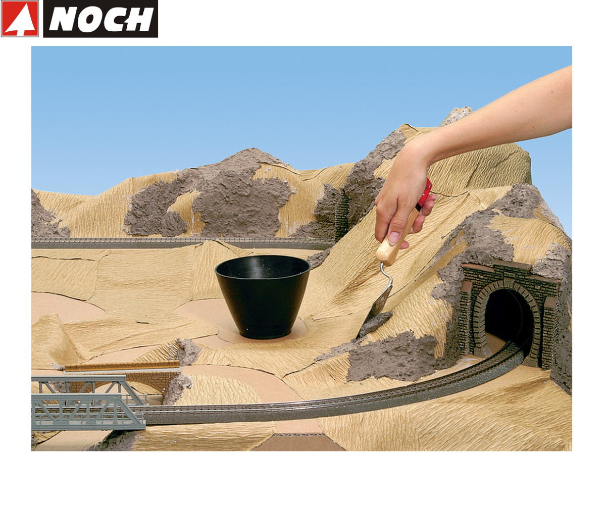 NOCH 60882 Fels-Spachtel grau XL "Granit" 1000 g (1 kg - 13,99 €) 