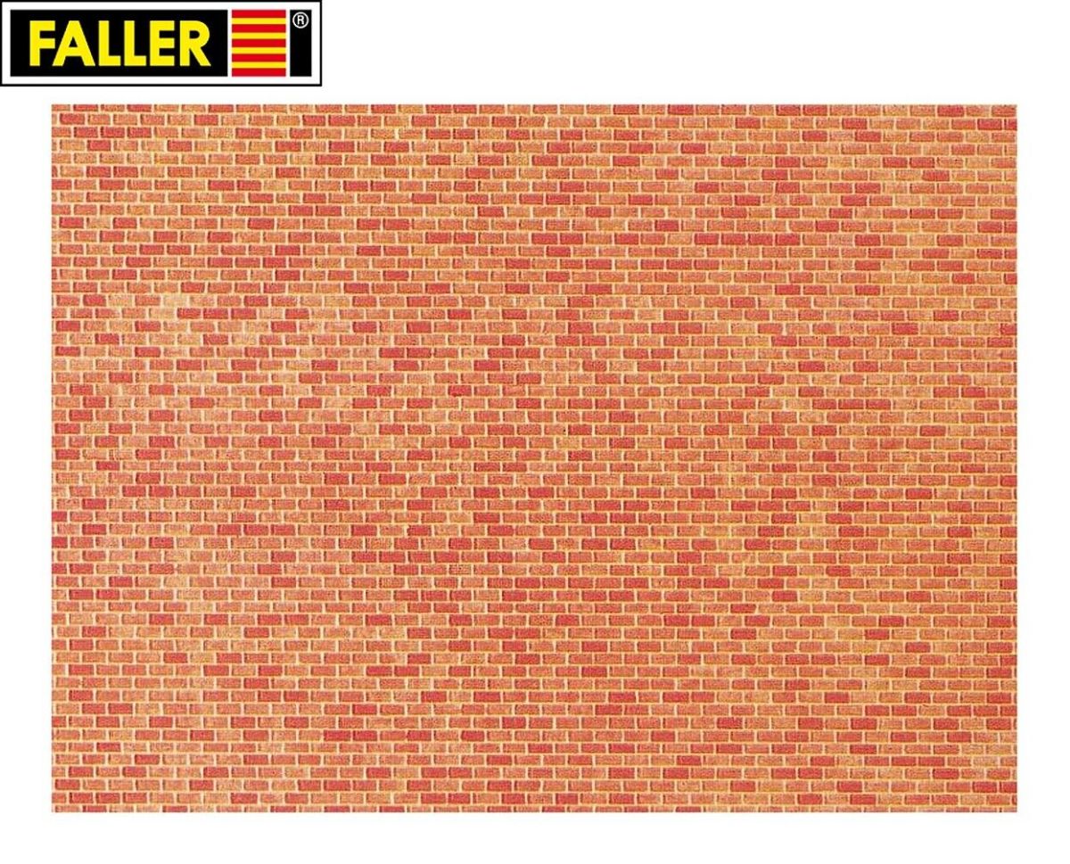 Faller N 222568 Mauerplatte "Backstein" (1m² - 60,48 €) 