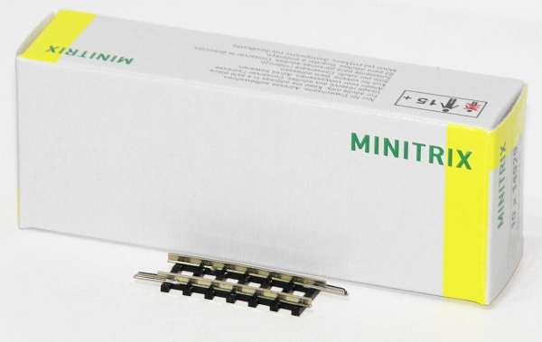 Minitrix / Trix N 14929-S Gebogenes Gleis R2b 7,5° (10 Stück) 