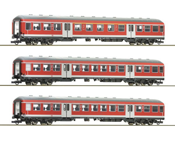 Roco H0 74050 Regionalzugwagen-Set der DB AG 1:87 