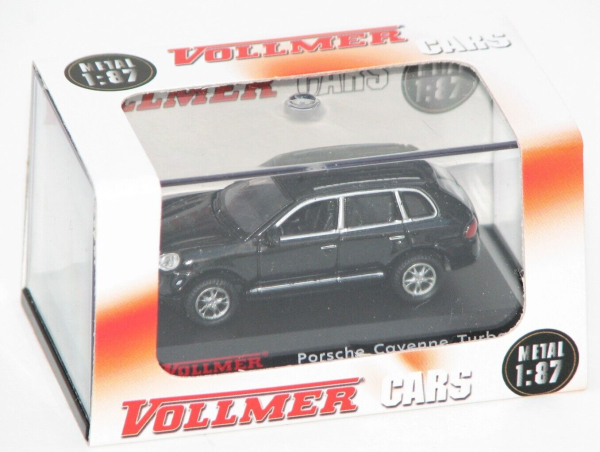 Vollmer Cars H0 1614 Porsche Cayenne Turbo schwarz 