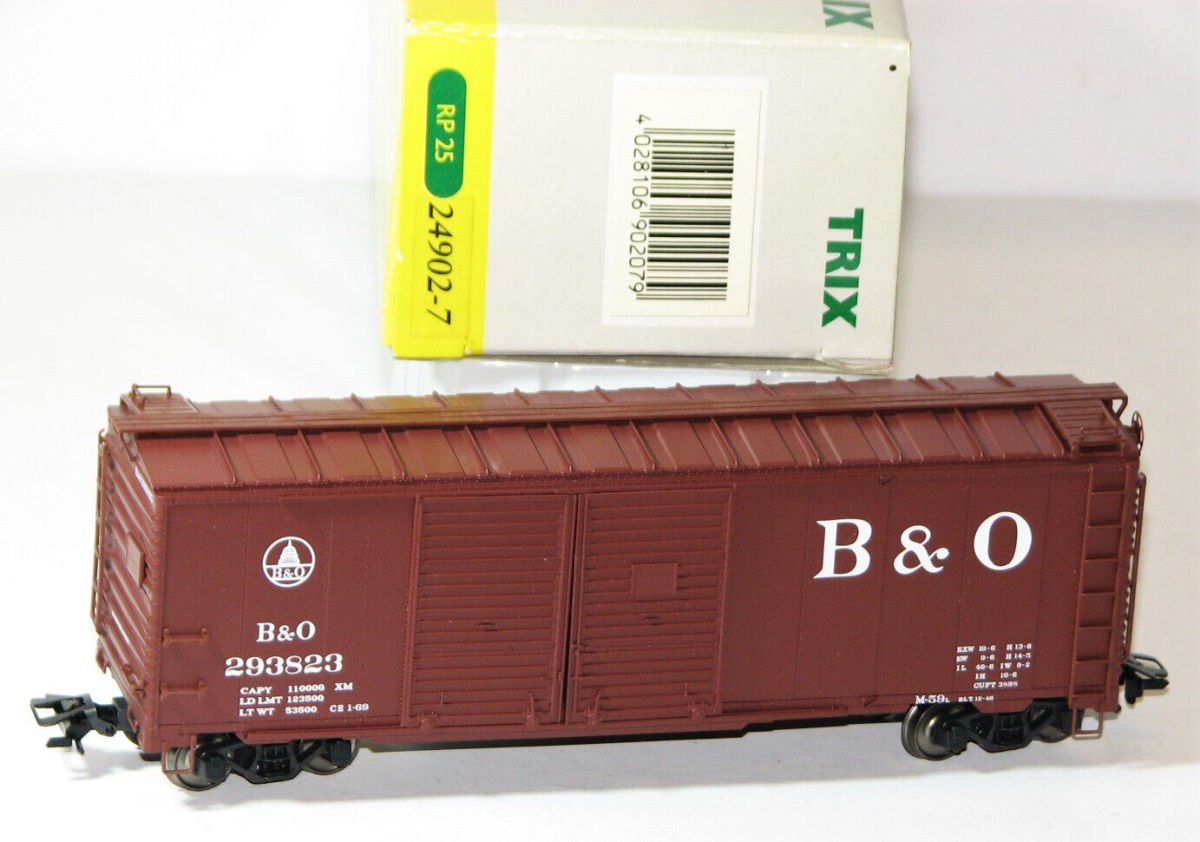 Trix H0 24902-7 US Box Car 293823 der B&O 