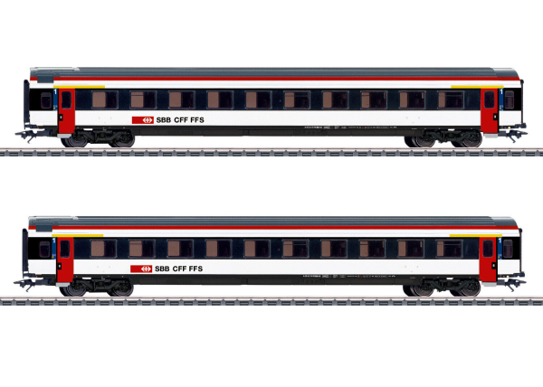 Märklin H0 42154 Schnellzugwagen-Set EW IV A der SBB 2-teilig - Neuheit 2023