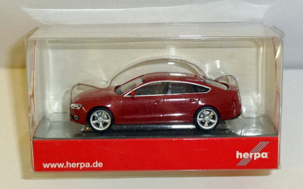 Herpa H0 034258 Audi A5 Sportback "rotmetallic" 1:87 