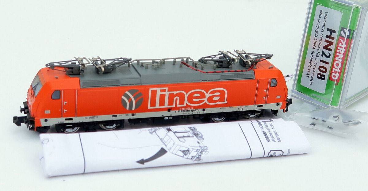 Arnold N HN2108 E-Lok Reihe E186 der Linea 