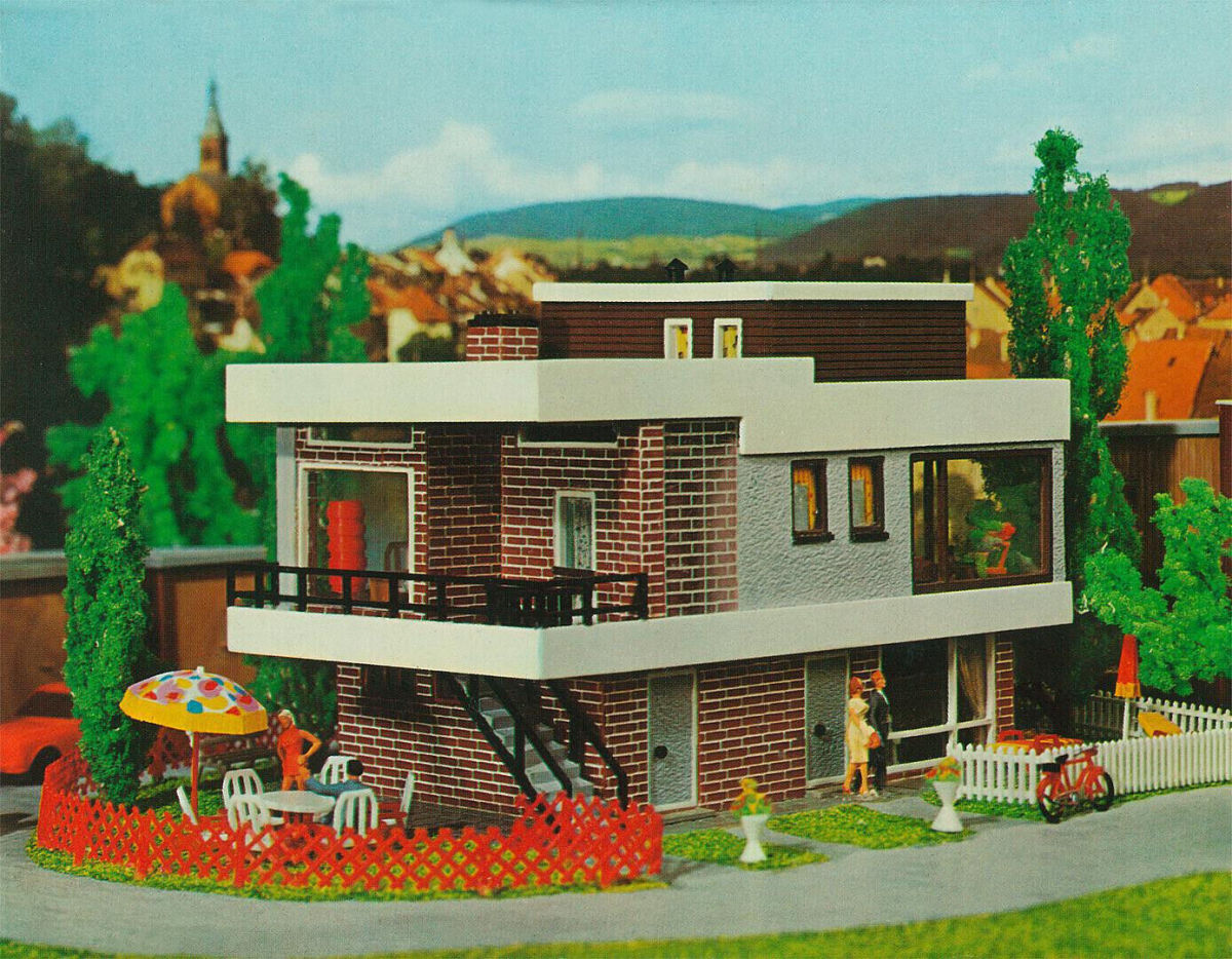Faller H0 109257 B-257 Modernes Haus mit Flachdach 