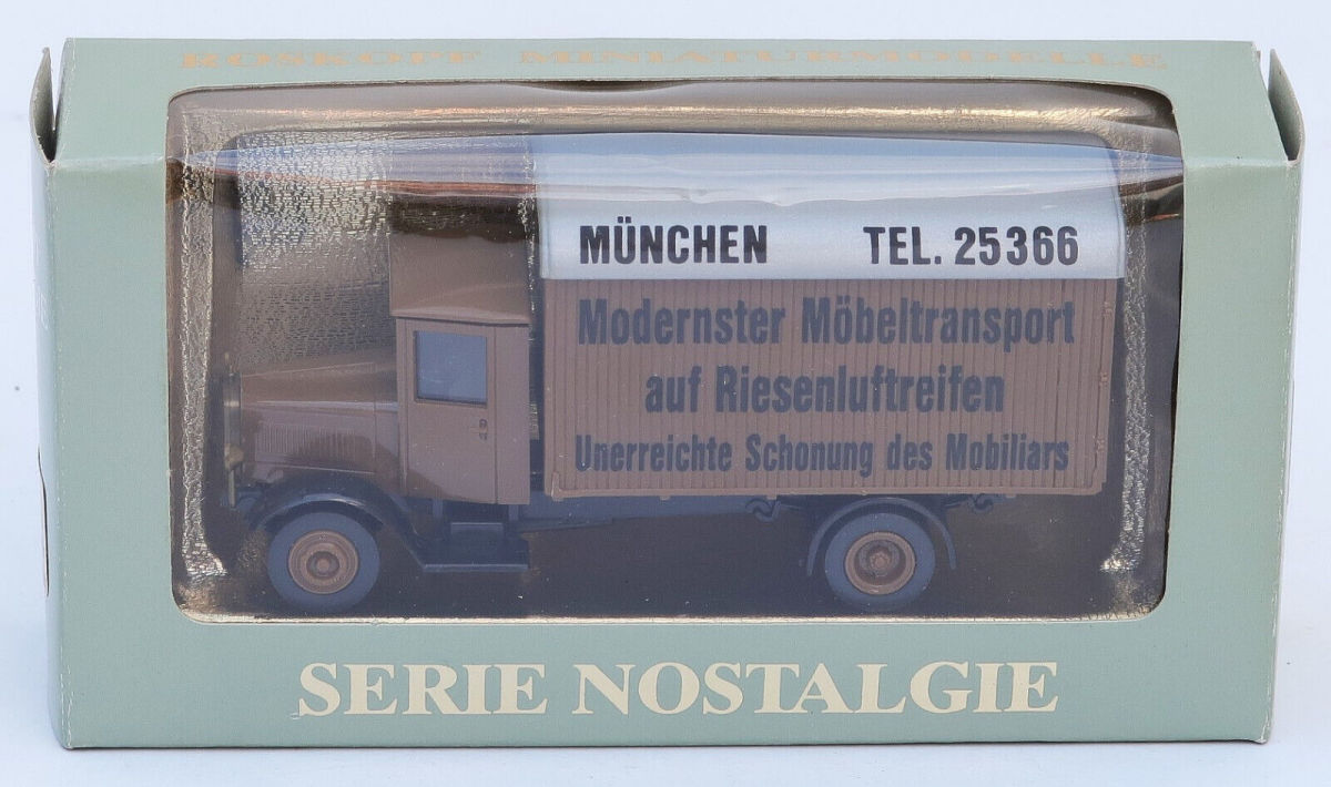 Roskopf 1:87 1019 Mercedes L5 "Möbeltransport Leo Gastager München" 