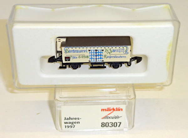 Märklin Z 80307 Insiderwagen 1997 "Bierbrauerei Jaenisch" 