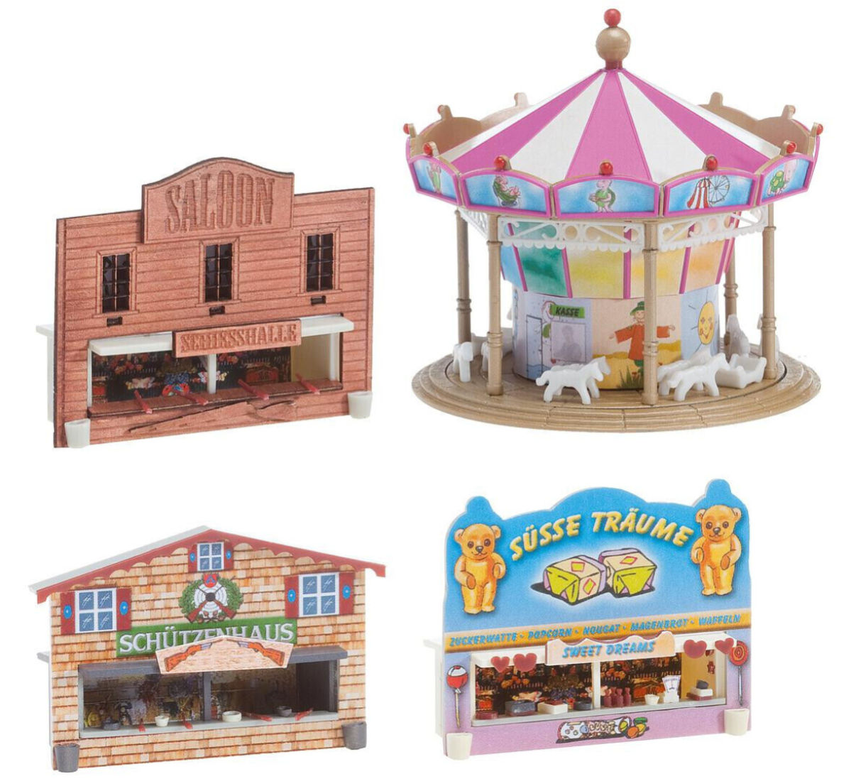 Faller N 231722 Kirmes-Set 4-teilig