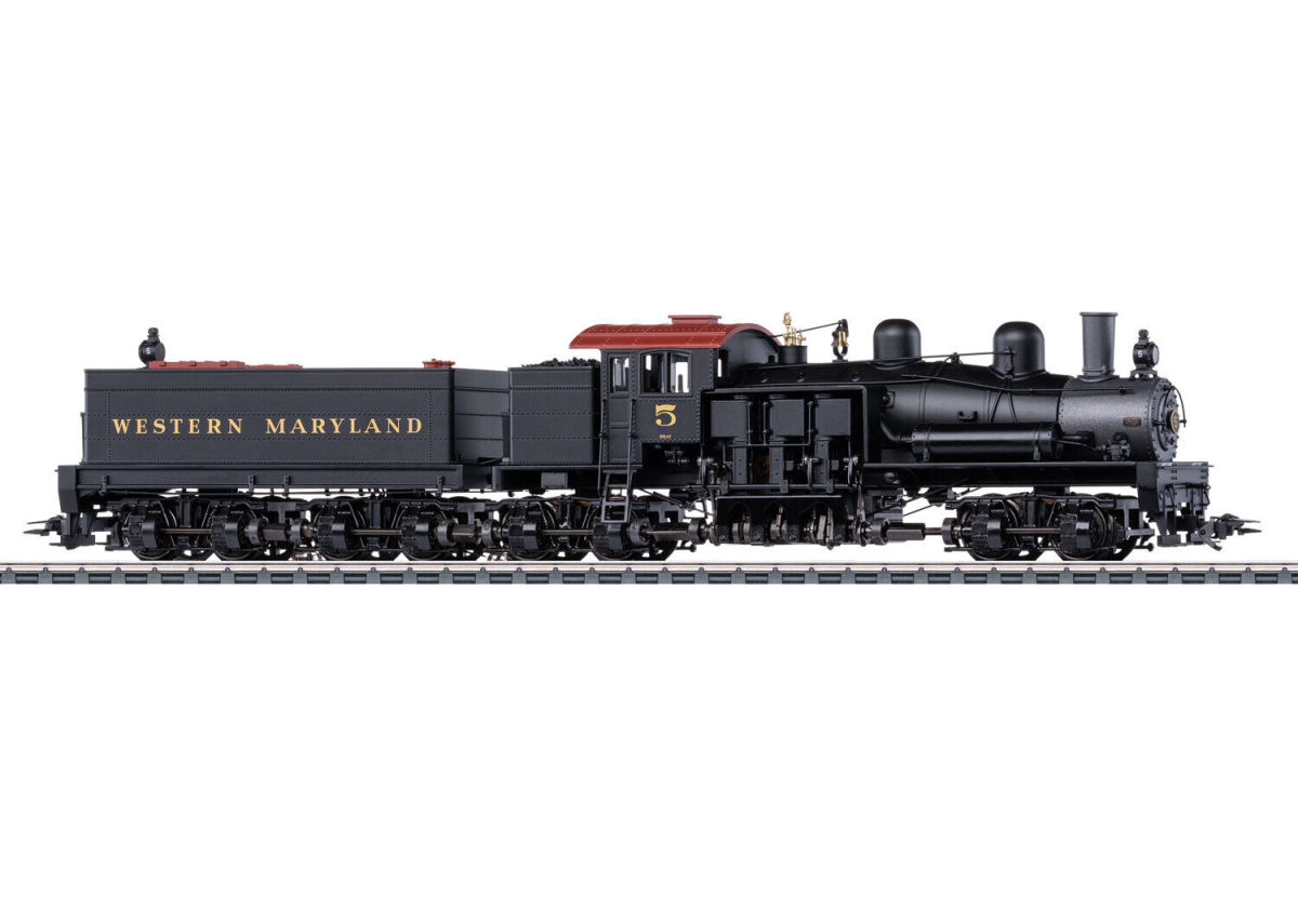 Märklin H0 38700 US-Getriebe-Dampflok Shay Nr. 5 der Western Maryland "mfx+ / Sound / Dampf" - Neuheit 2025