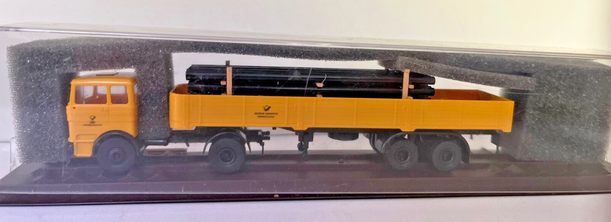 Brekina 1:87 018336 MB 1620 Sattelzug mit Ladegut DBP A960 Brekina 1:87 018336 MB 1620 Sattelzug mit Ladegut DBP A960
