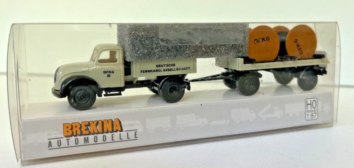 Brekina 1:87 42234 Magirus Mercur Zugmaschine DFKG A986 Brekina 1:87 42234 Magirus Mercur Zugmaschine DFKG A986