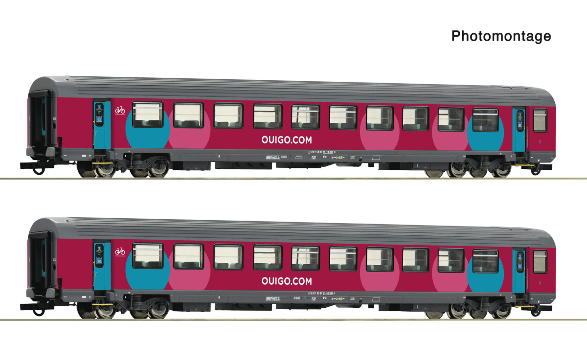 Roco H0 6200024 2-tlg. Set 1: Corailwagen der SNCF - Winterneuheit 2025