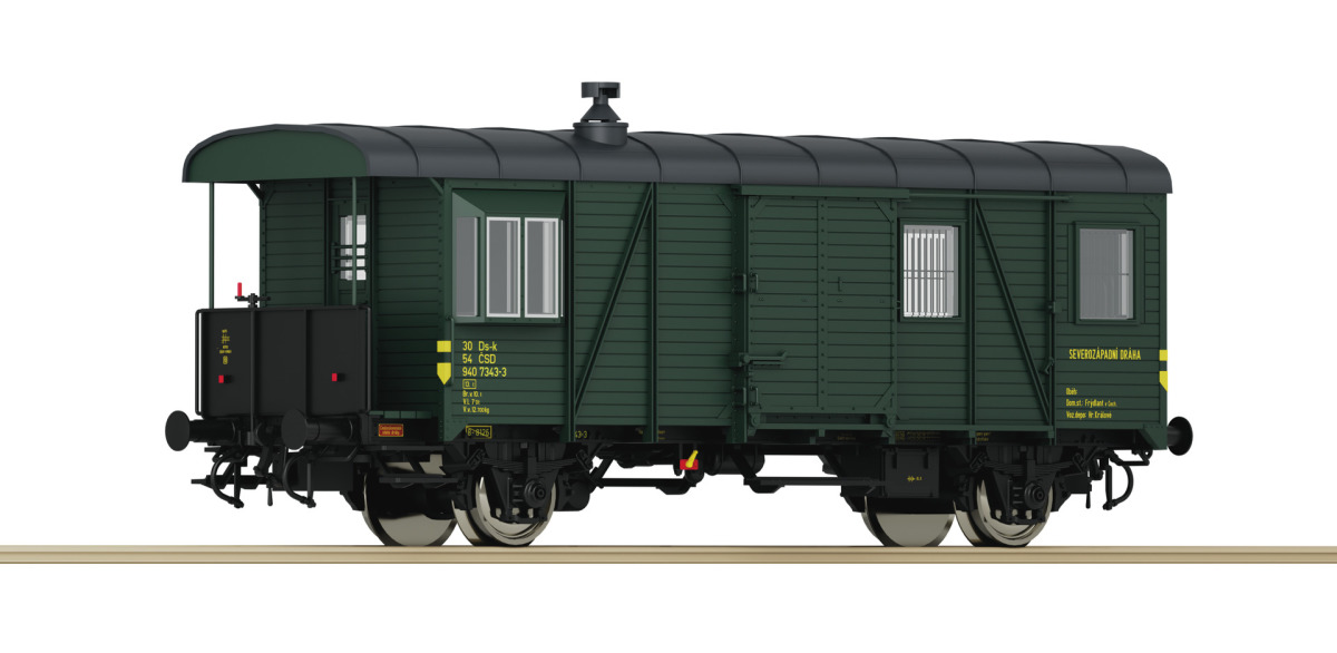 Roco H0 6200141 Güterzug-Begleitwagen der CSD - Neuheit 2025