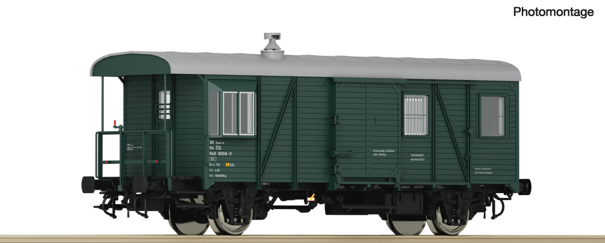 Roco H0 6200142 Güterzug-Begleitwagen der CD - Neuheit 2025