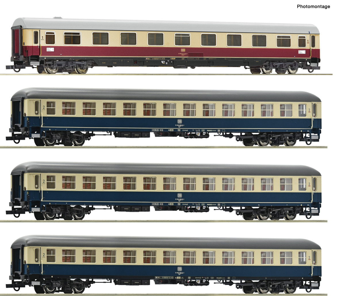 Roco H0 6200154 4-tlg. Set: IC 511 „Chiemgau“ der DB - Neuheit 2025