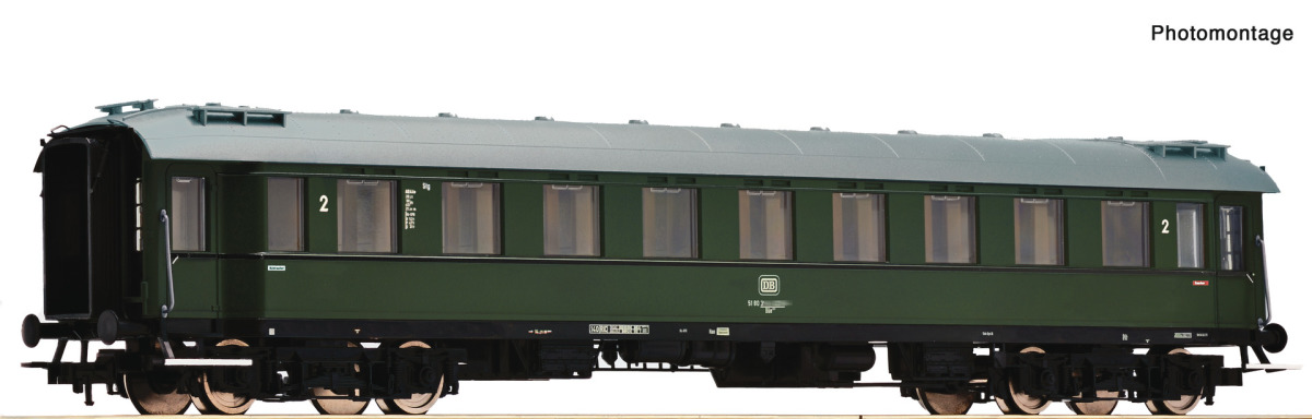 Roco H0 6200159 Schnellzugwagen 2. Klasse der DB - Neuheit 2025