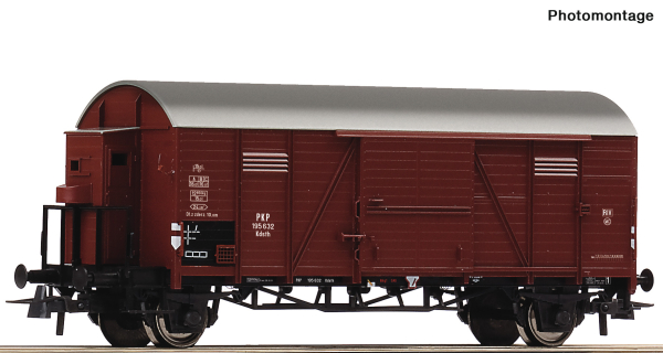 Roco H0 6600059 Gedeckter Güterwagen der  PKP - Neuheit 2024