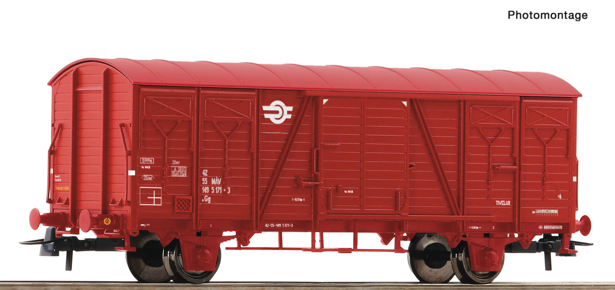 Roco H0 6600097 Gedeckter Güterwagen der  MAV - Neuheit 2024