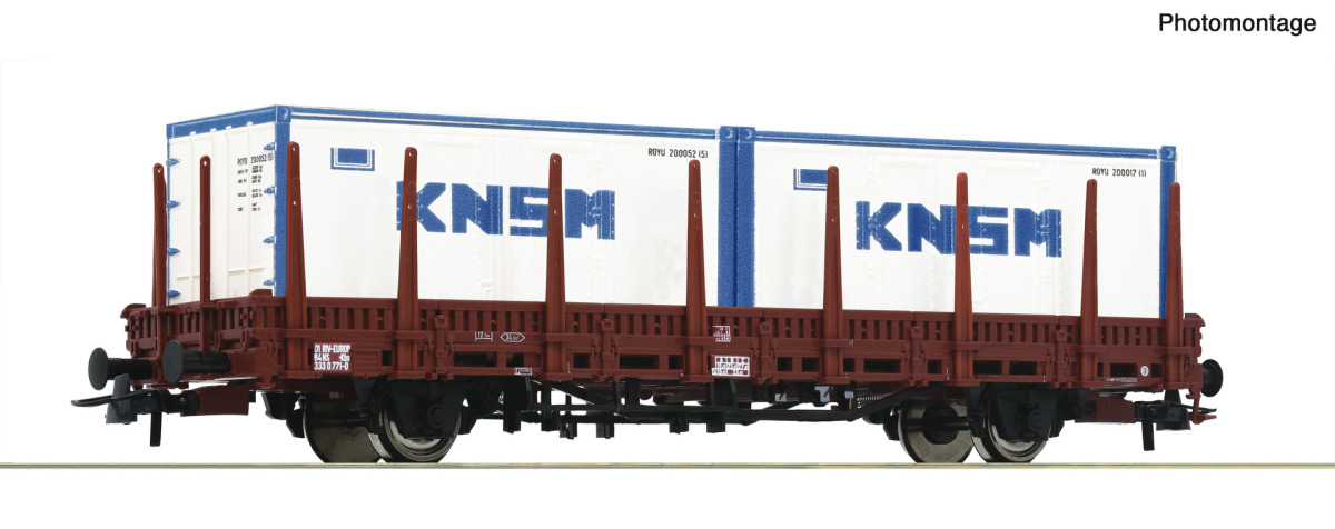 Roco H0 6600152 Steckrungenwagen der NS - Neuheit 2025