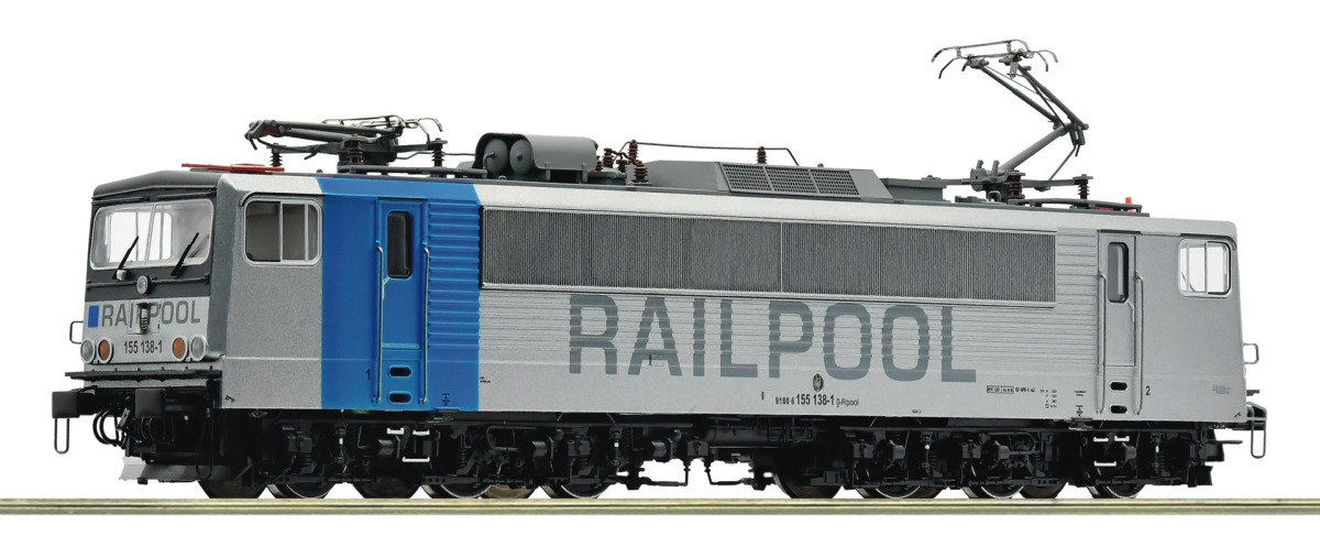 Roco H0 70468 E-Lok BR 155 138-1 der  Railpool - Neuheit 2024