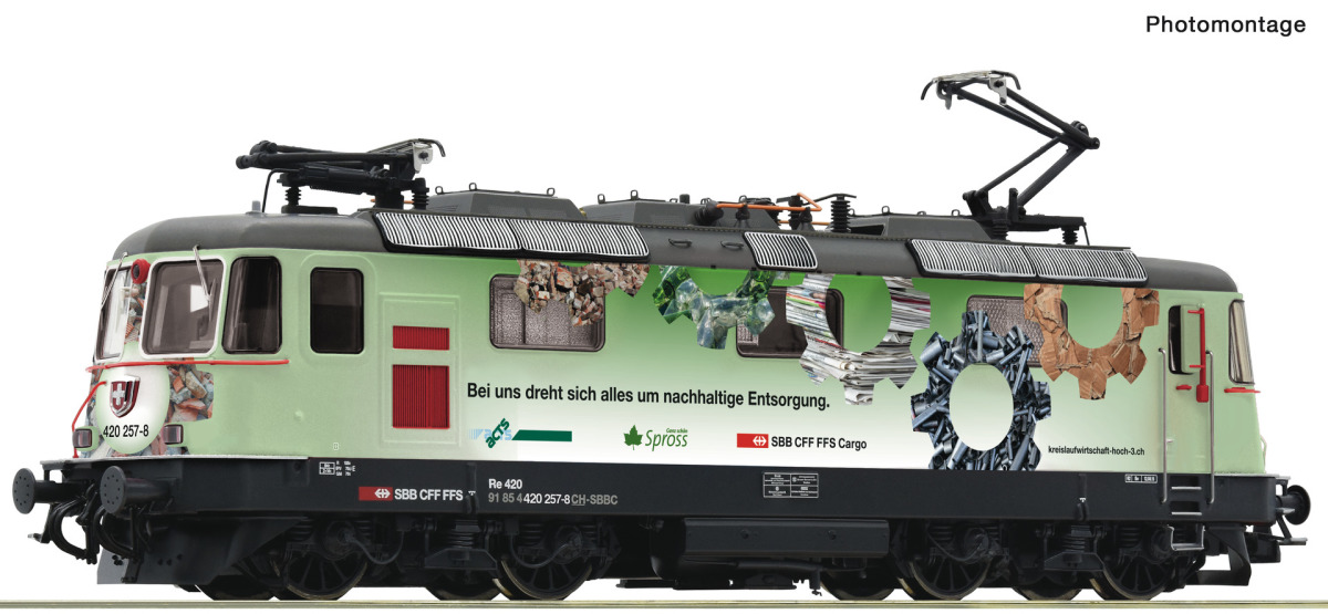 Roco H0 71416 E-Lok BR 420 257-8 der SBB Cargo - Winterneuheit 2025