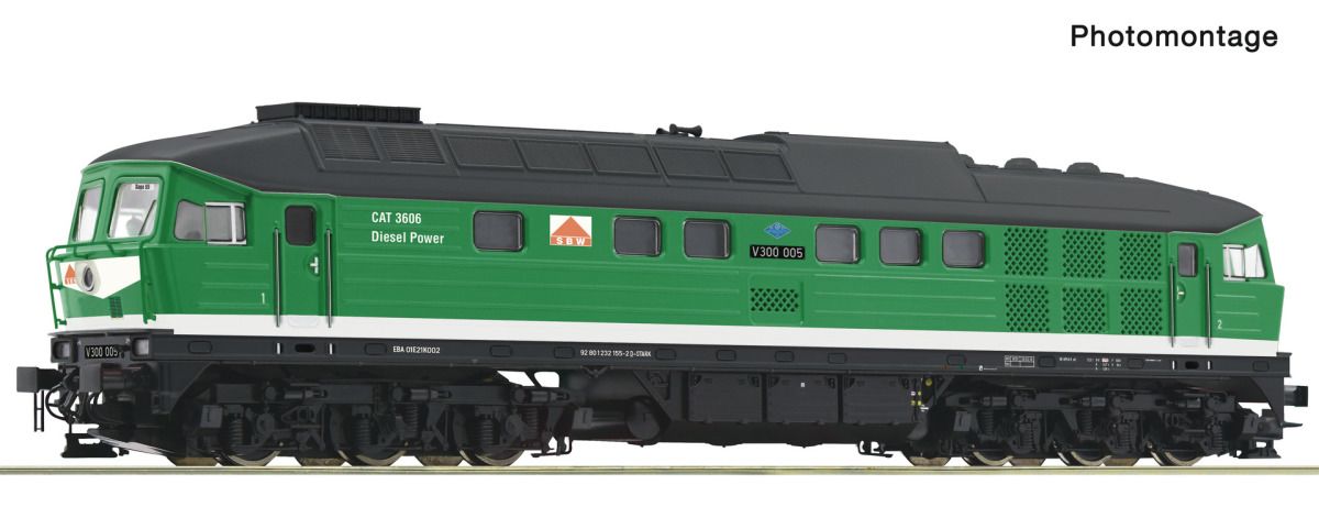 Roco H0 7310058 Diesellok BR V 300 005 der SBW "DCC Digital + Sound" - Winterneuheit 2025