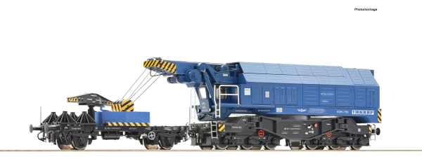 Roco H0 7310067 Digital-Eisenbahndrehkran EDK 750 der  PKP "DCC Digital + Sound" - Neuheit 2024