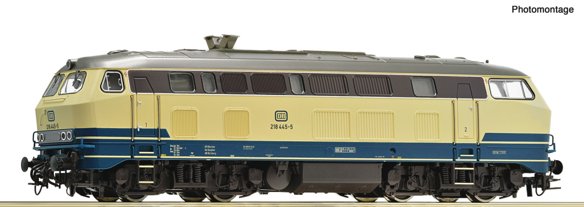 Roco H0 7320041 Diesellokomotive 218 445-5 der DB "AC für Märklin Digital + Sound" - Neuheit 2025