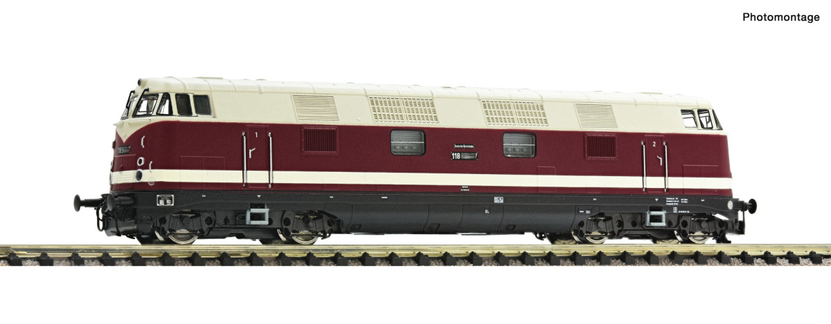 Fleischmann N 7360028 Diesellokomotive 118 104-9 der DR - Neuheit 2025