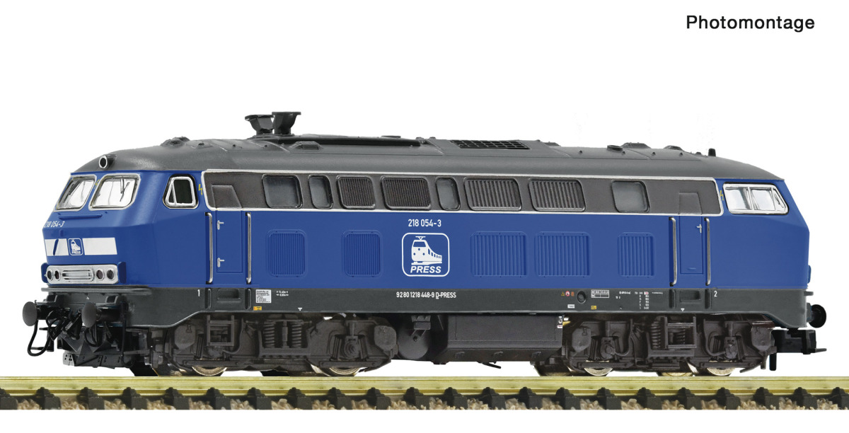 Fleischmann N 7370022 Diesellokomotive 218 054-3 der PRESS "DCC Digital + Sound" - Neuheit 2025