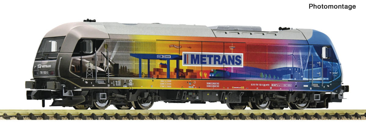 Fleischmann N 7370029 Diesellokomotive 761 102-3 der Metrans "DCC Digital + Sound" - Neuheit 2025