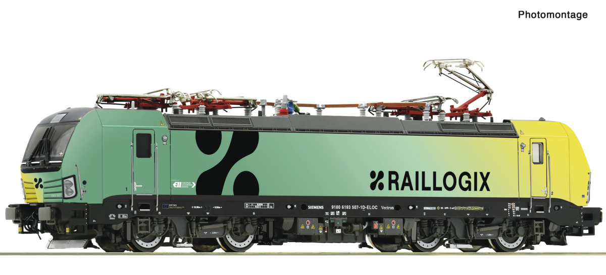 Roco H0 7500137 Elektrolokomotive 193 507-1 der Raillogix - Neuheit 2025