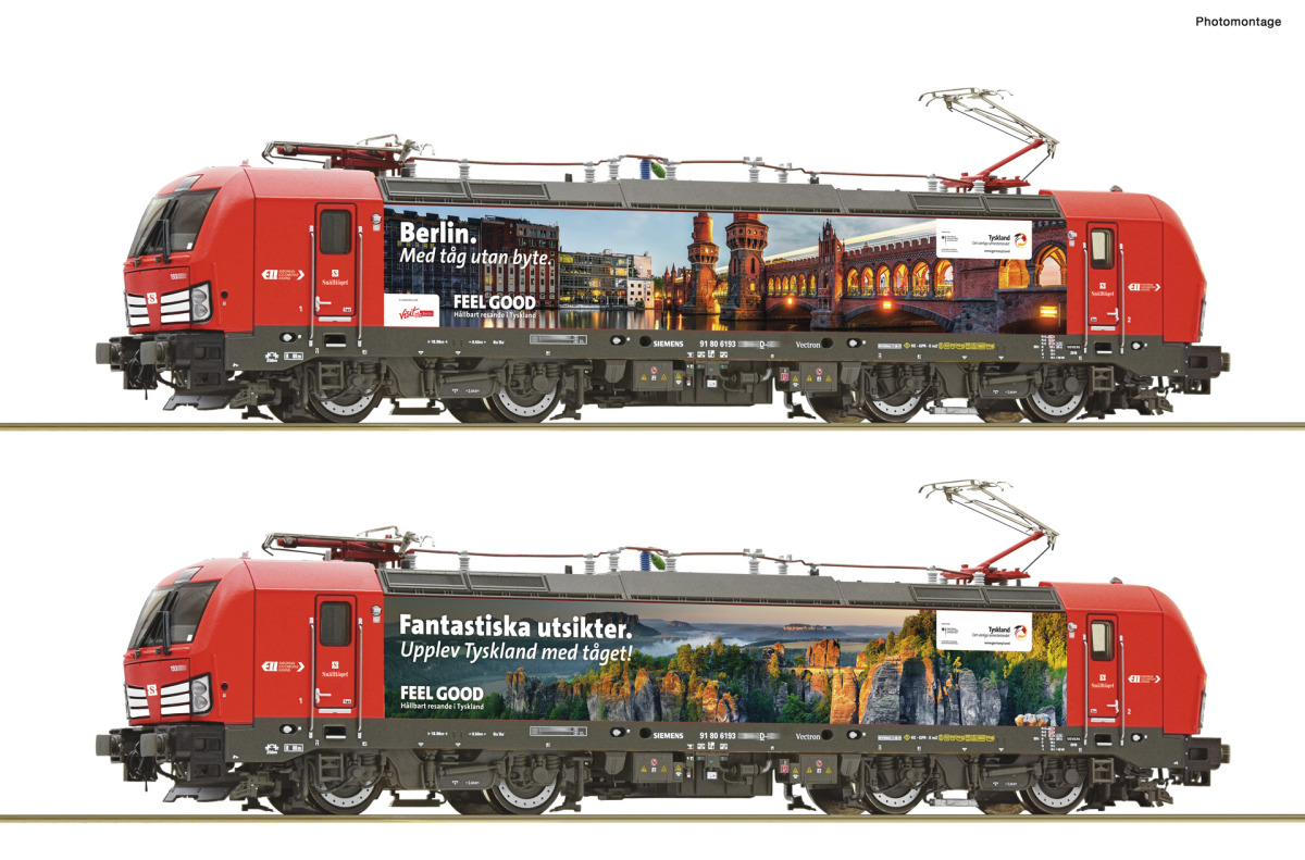 Roco H0 7510119 Elektrolokomotive 193 287-0 der Snälltåget "DCC Digital + Sound" - Neuheit 2025