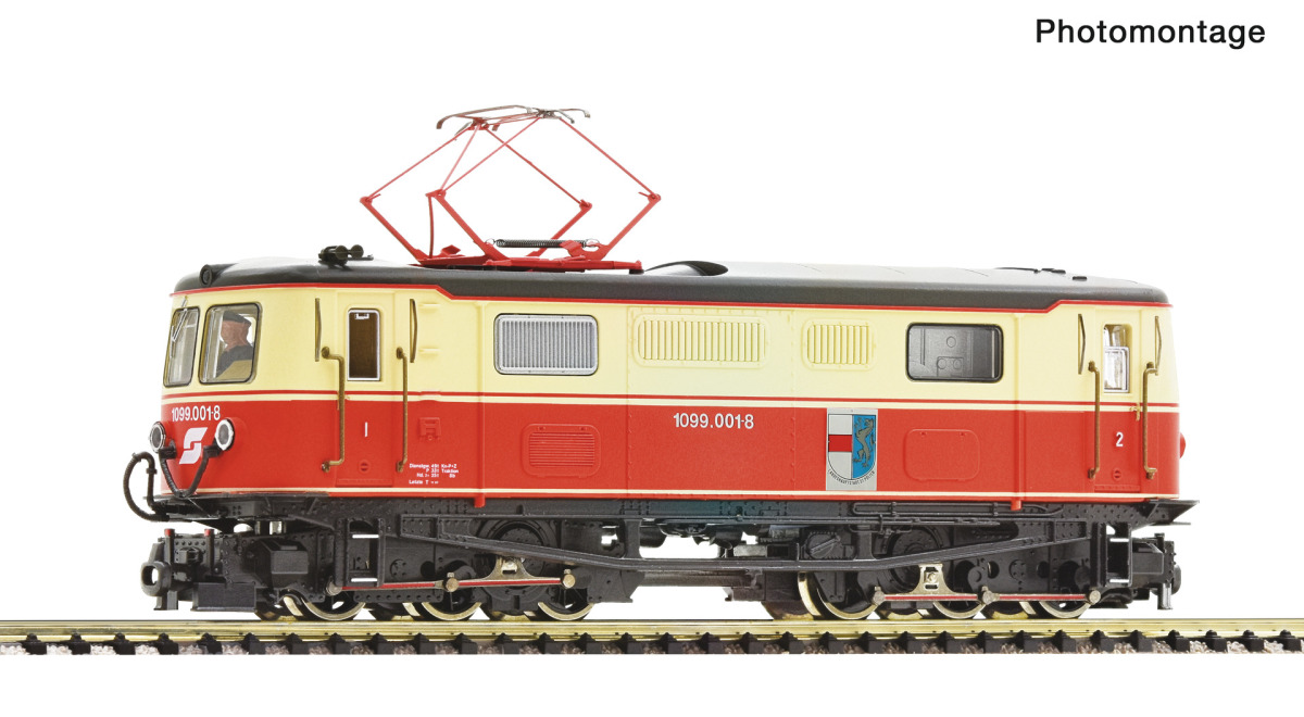 Roco H0e 7550004 E-Lok BR 1099 001-8 der ÖBB "DCC Digital + Sound" - Winterneuheit 2025