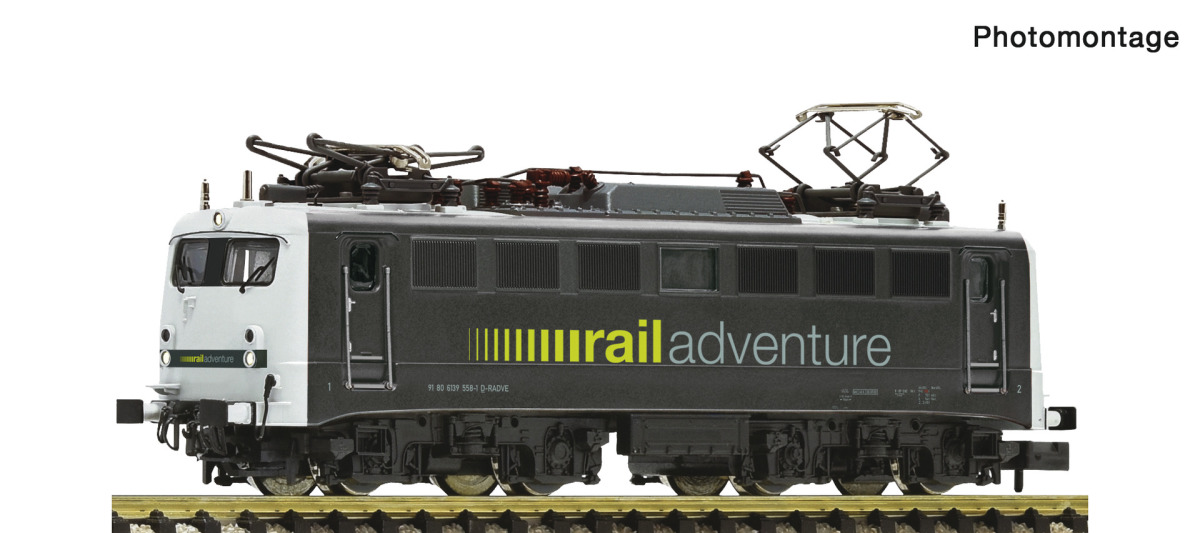 Fleischmann N 7570033 Elektrolokomotive 139 558-1 der RailAdventure "DCC Digital + Sound" - Neuheit 2025