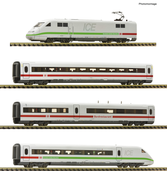 Fleischmann N 7760003 4-tlg. Set: Elektrotriebzug ICE 2 (BR 402) der DB AG - Neuheit 2025