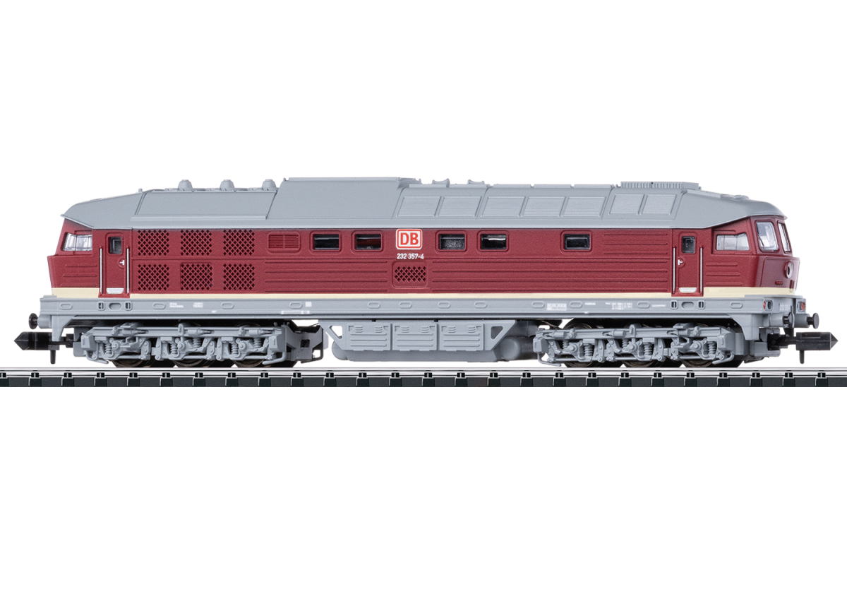 Minitrix / Trix N 16235 Diesellok BR 232 357-4 "Ludmilla" der DR "mfx / Sound" - Neuheit 2025