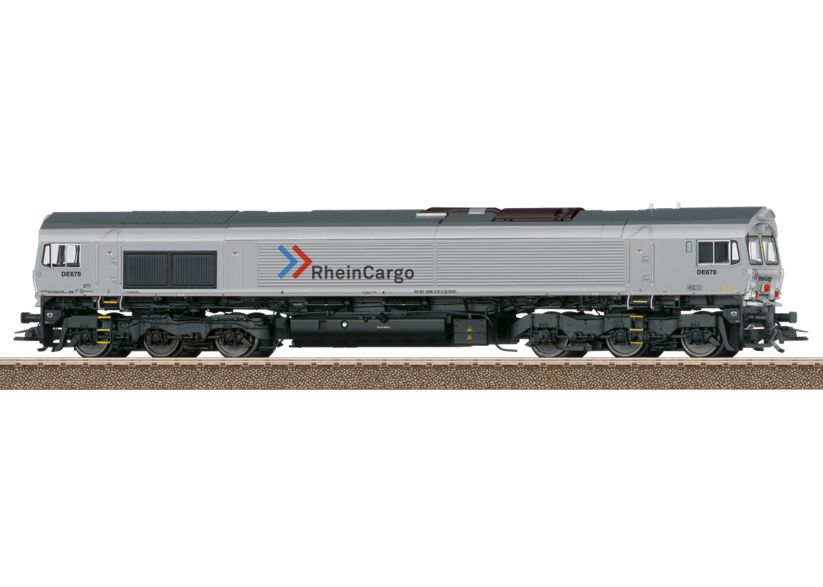 Trix H0 25301 Diesellok  JT42CWR Class 66 der RheinCargo "mfx + Sound" - Herbstneuheit 2024