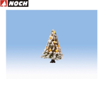 NOCH H0/TT/N 22110 Beleuchteter Weihnachtsbaum verschneit mit 10 LEDs 