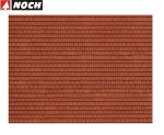 NOCH H0 56670 3D-Kartonplatte / Mauerplatte "Dachziegel" (1 m² - 66,88 €) 