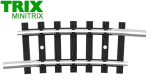 Minitrix / Trix N 14919 Gebogenes Gleis R3a 7,5° 